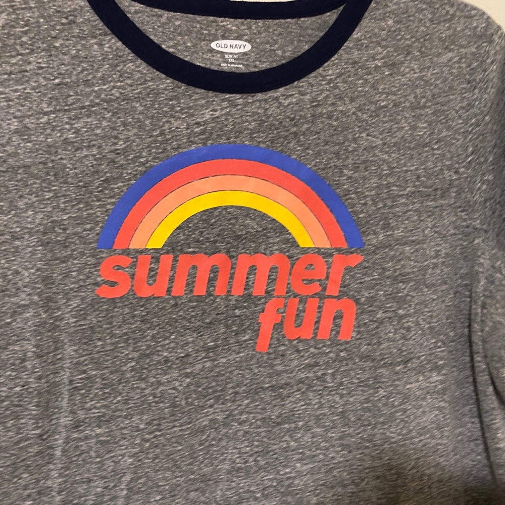 👓 "Summer Fun" Slim-Fit Ringer Tee 👓 - Picture 2 of 3